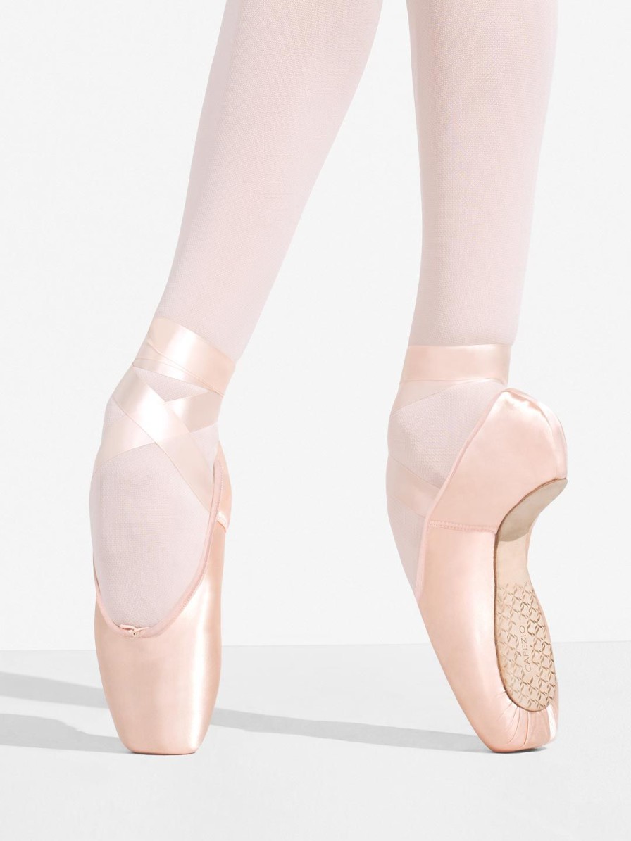 Women Capezio Pointe | Developpe #3 Shank Pointe Shoe Petal Pink