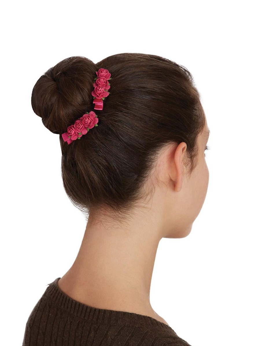 Accessories Capezio | Mimy Satin Flower Hair Clip