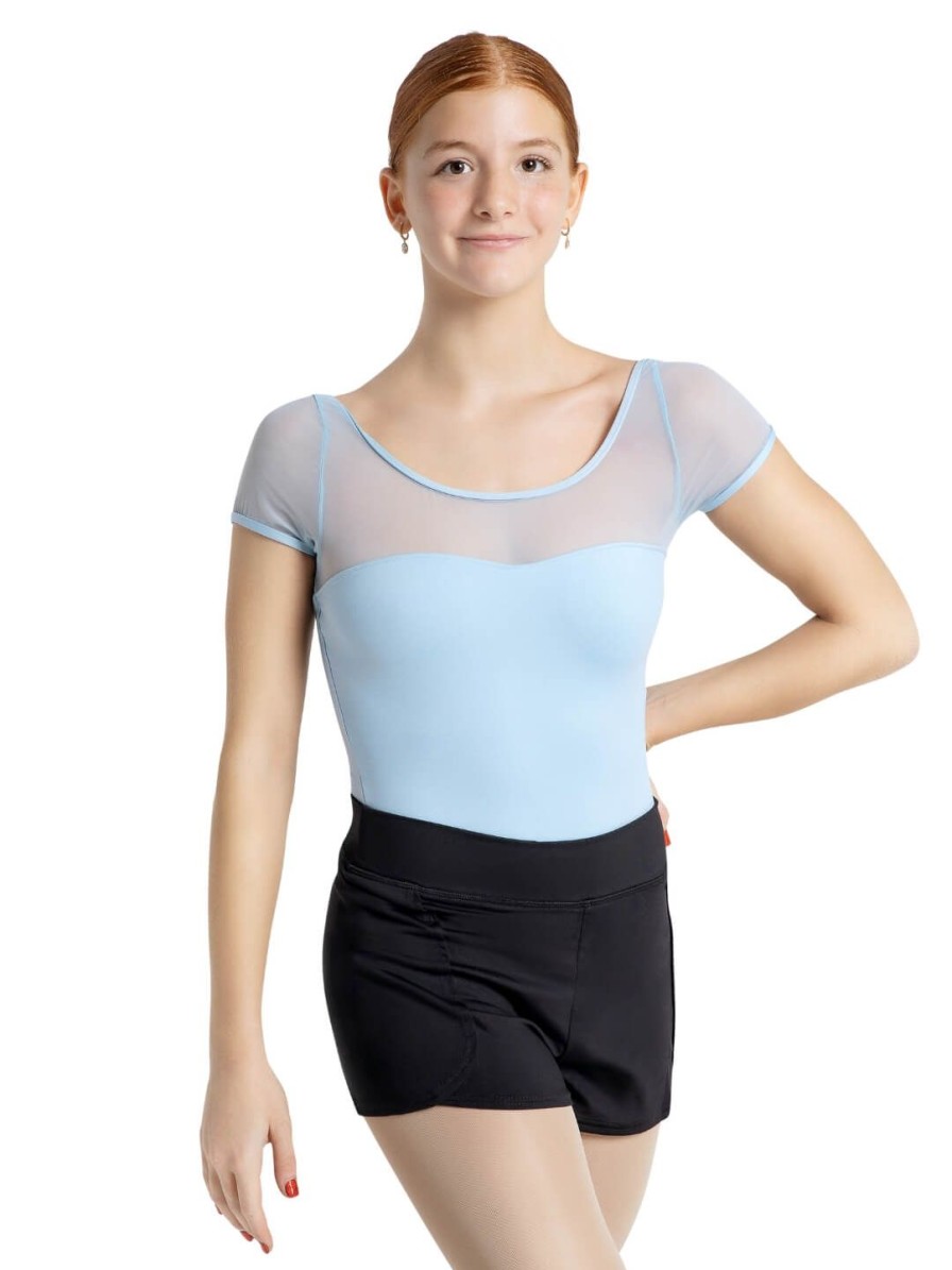 Women Capezio Bottoms | Studio Collection Short W/ Built In Brief Black