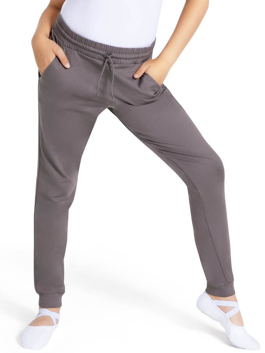 Women Capezio Studio Collection | Studio Collection Pant - Child Gray