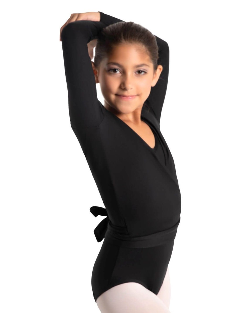 Men Capezio Tops | Studio Collection Wrap Top - Girls