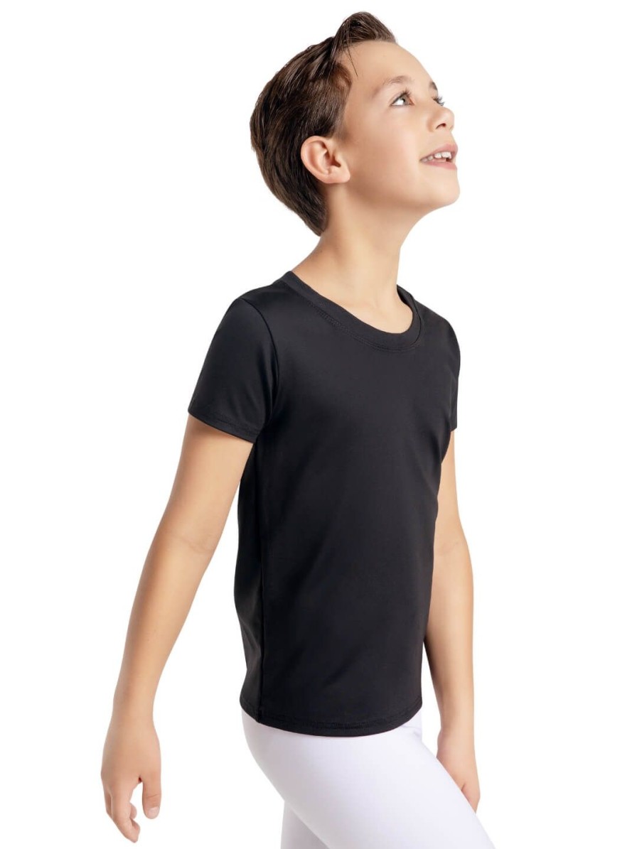 Women Capezio T-Shirts | Studio Collection Crew Neck Tee - Boys