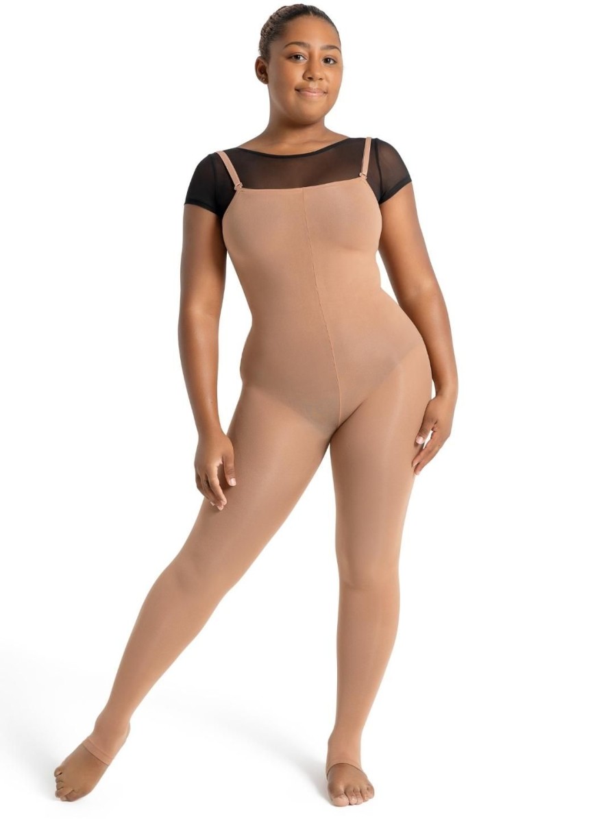 Women Capezio Tights | Ultra Soft Stirrup Body Tight Light Suntan