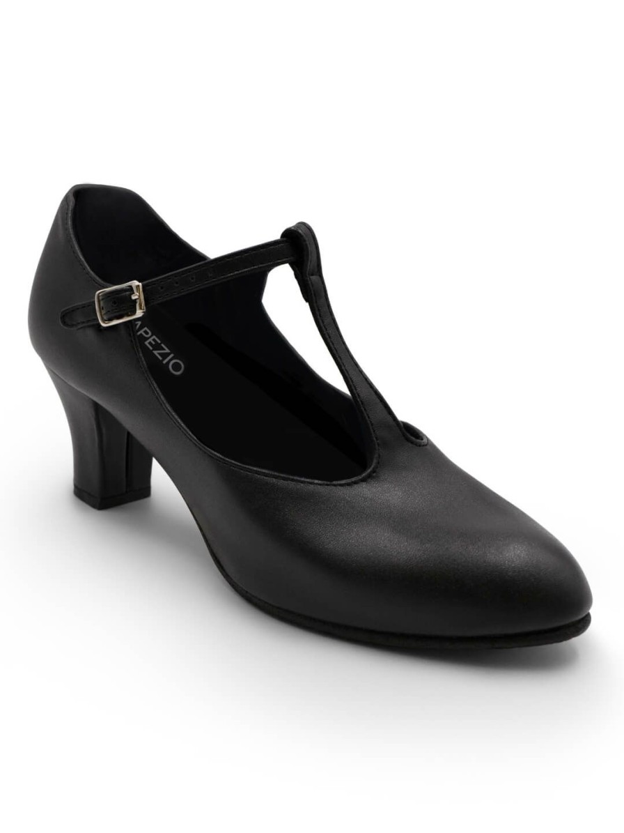 Women Capezio Character | Jr. Footlight T-Strap Character Shoe