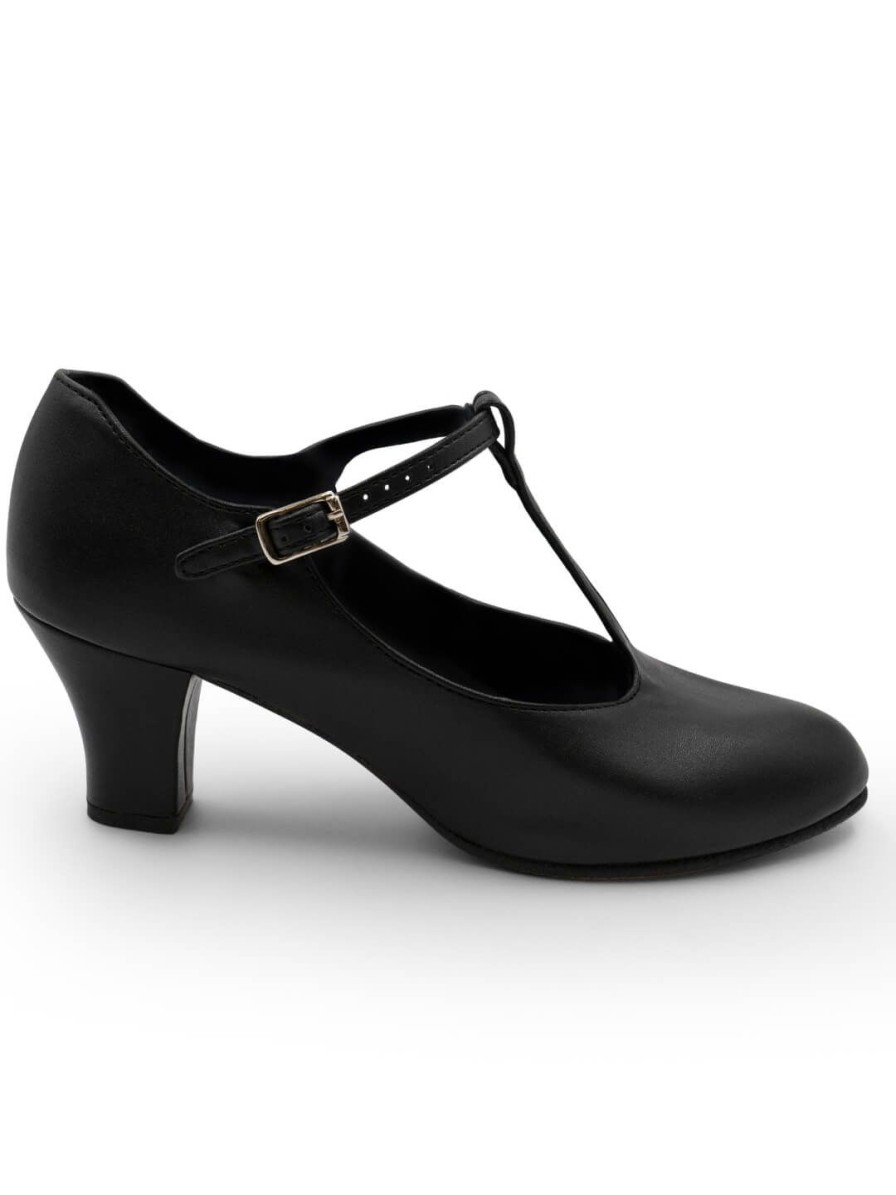 Women Capezio Character | Jr. Footlight T-Strap Character Shoe