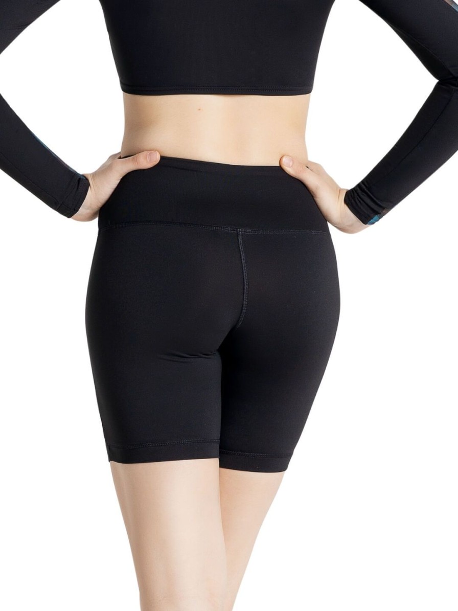 Women Capezio Studio Collection | Studio Collection Bike Short Black