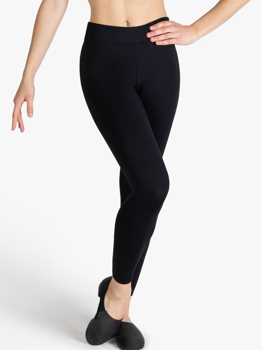 Women Capezio Bottoms | Studio Collection Legging Black