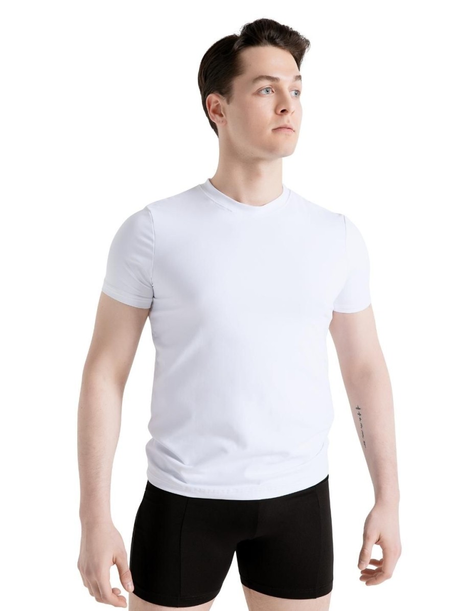 Women Capezio T-Shirts | Studio Collection Crew Neck Tee - Mens