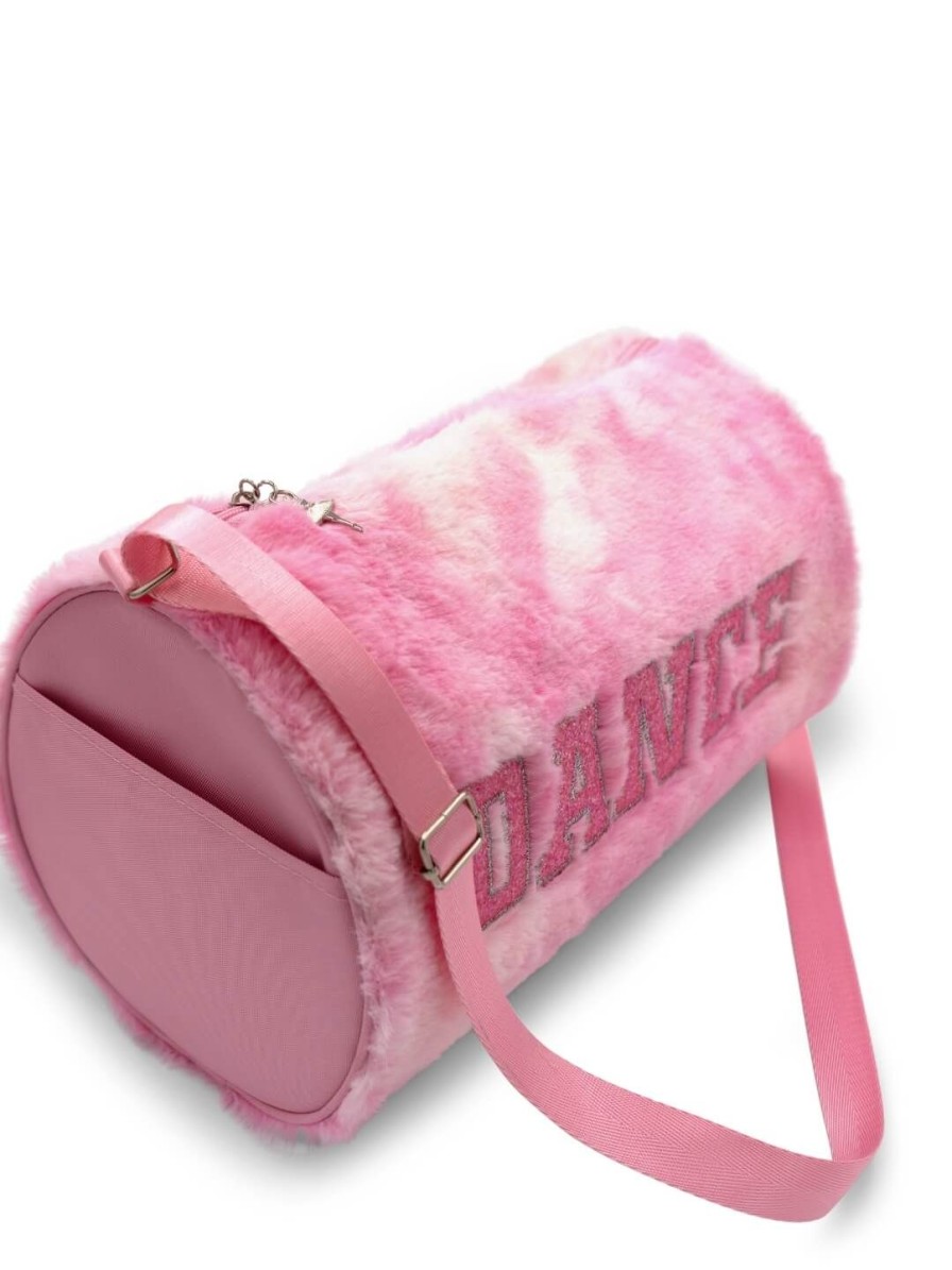 Accessories Capezio | Faux Fur Dance Duffle Pink