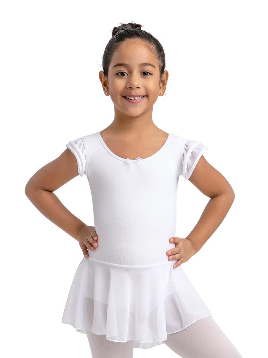 Men Capezio Dresses | Children'S Collection Flutter Sleeve Dress - Girls