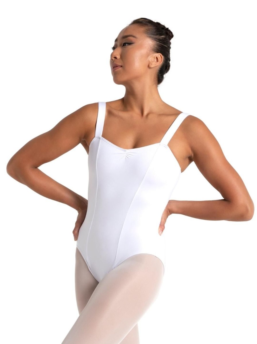 Women Capezio Leotards | Studio Collection Wide Strap Camisole Leotard