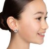 Accessories Capezio | Performance Earrings - 12Mm Clear