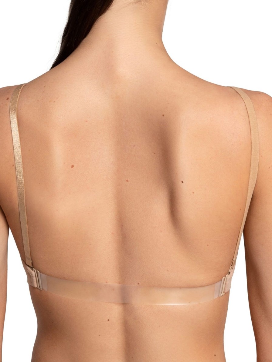 Women Capezio Foundations | Seamless Clear Back Bra Nude