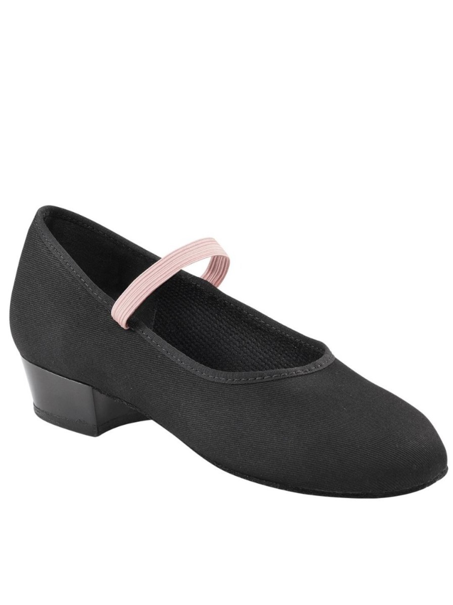 Men Capezio Character | Academy Character Shoe W/ " Heel - Girls Black