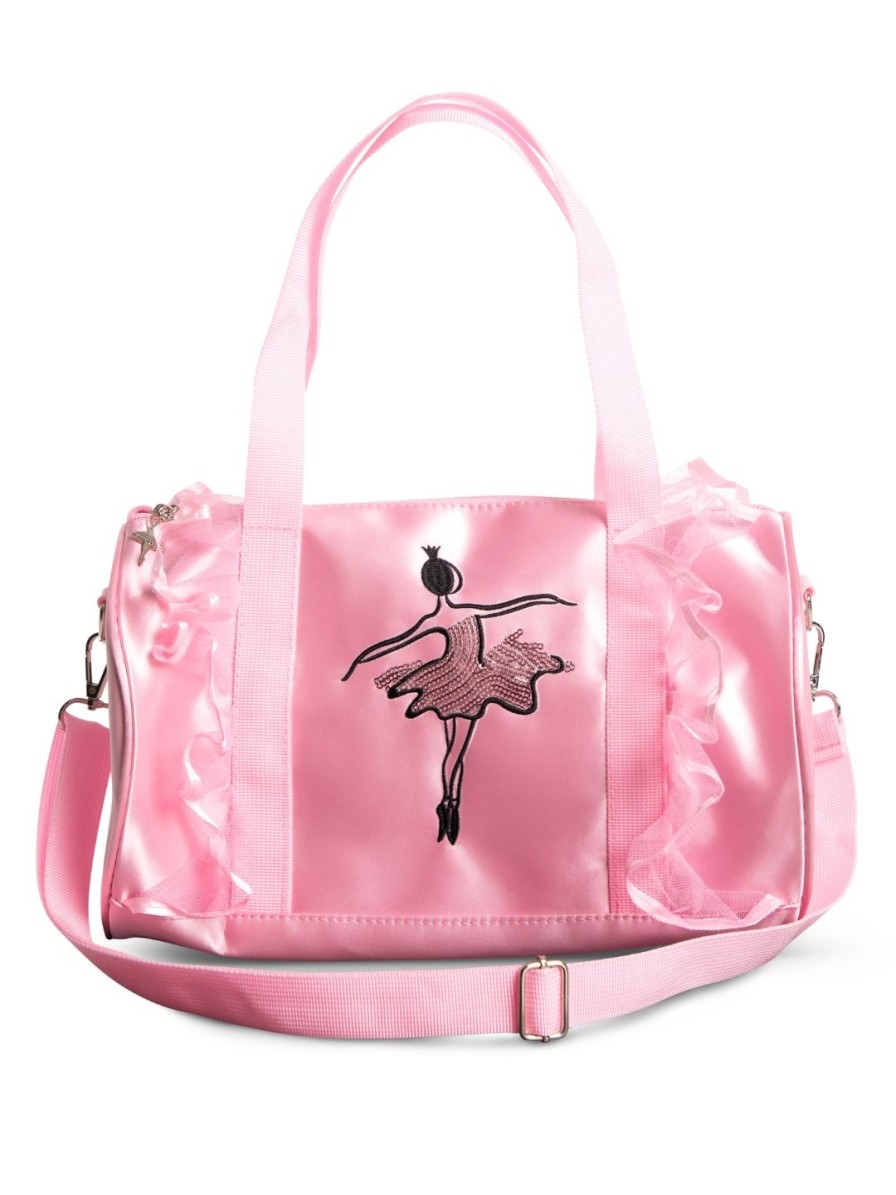 Accessories Capezio | Sequin Ballerina Barrel Bag Pink