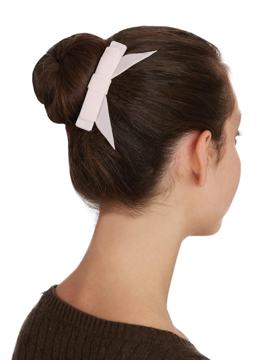 Accessories Capezio | Mimy Velvet Bow W/ Tails & Comb