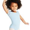 Men Capezio Leotards | Puff Sleeve Keyhole Back Leotard - Girls