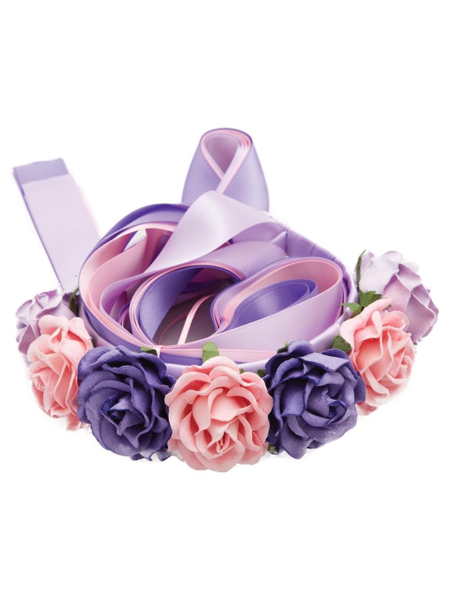 Accessories Capezio | Mimy Flower Headband W/Ribbon