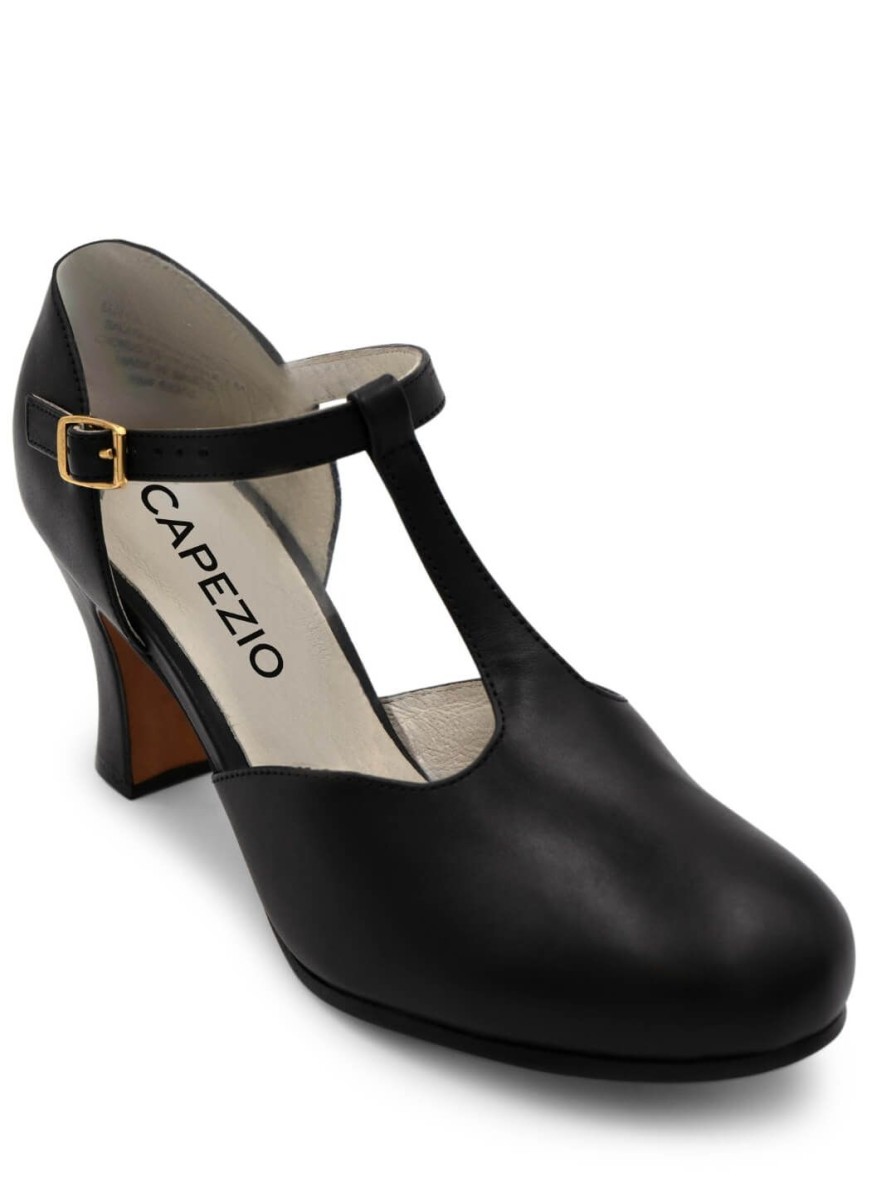 Women Capezio Character | Closed Toe T-Strap Character Shoe